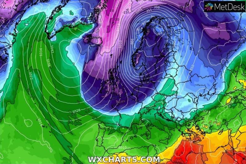 WEATHER FORECAST: Polar Air  forecast to hit Ireland next week