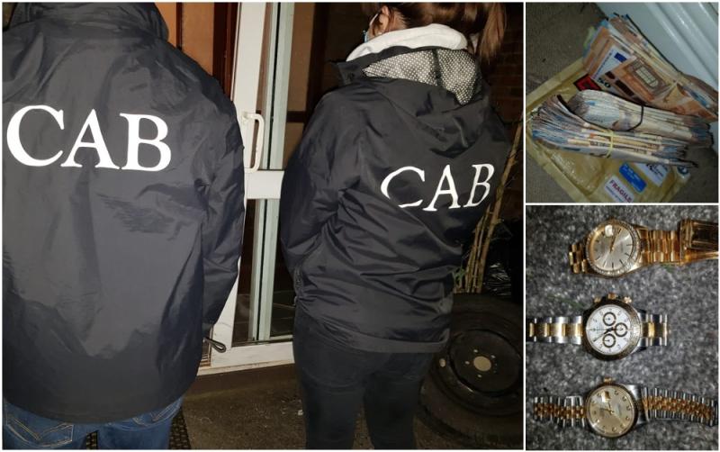 Man arrested after CAB swoop to seize cash, drugs, and high-end watches