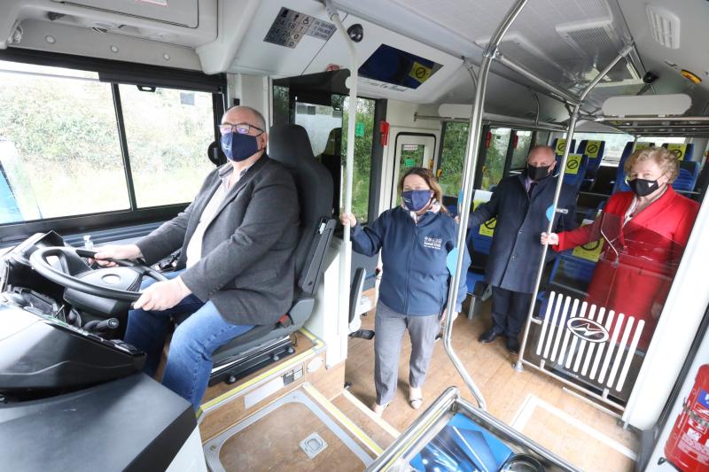 Laois Offaly public transport embarks on a new journey to greener future with electric bus