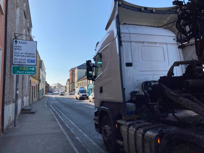 Months of N80 roadworks begin in bottleneck Laois town