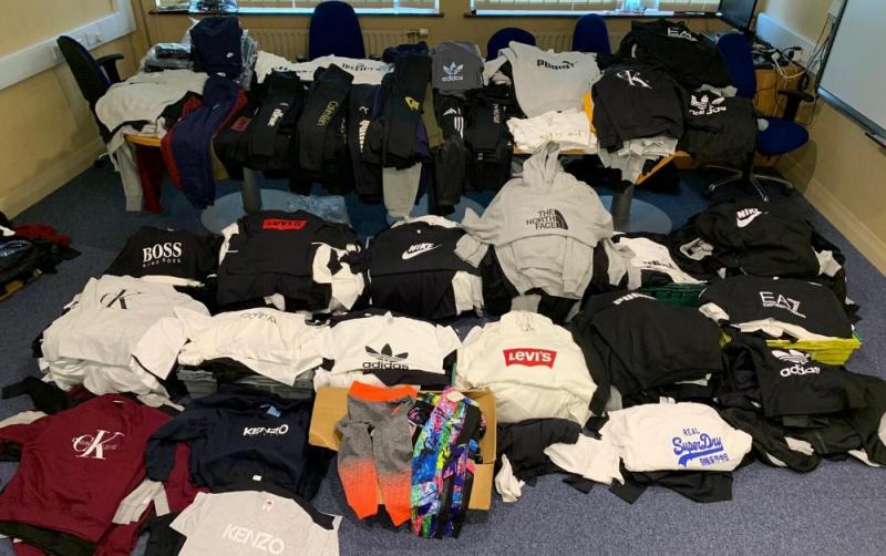 Large quantity of counterfeit designer clothes seized by Gardaí