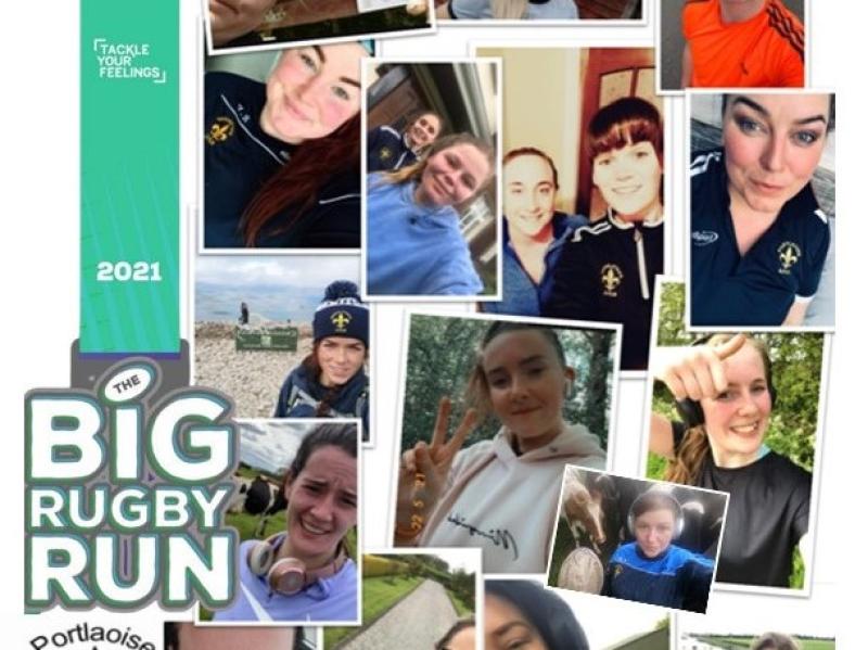 Portlaoise RFC participates in #TheBigRugbyRun in aid of mental health charity