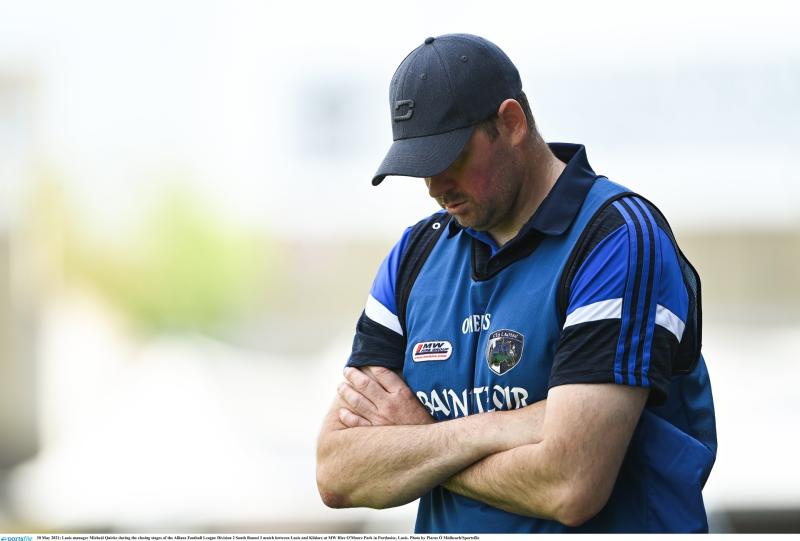 "You can, cut, copy and paste what I said last week, it's the exact same scenario" - Laois boss Mike Quirke