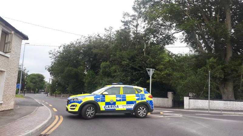 Unexpected road closure through busy Laois town