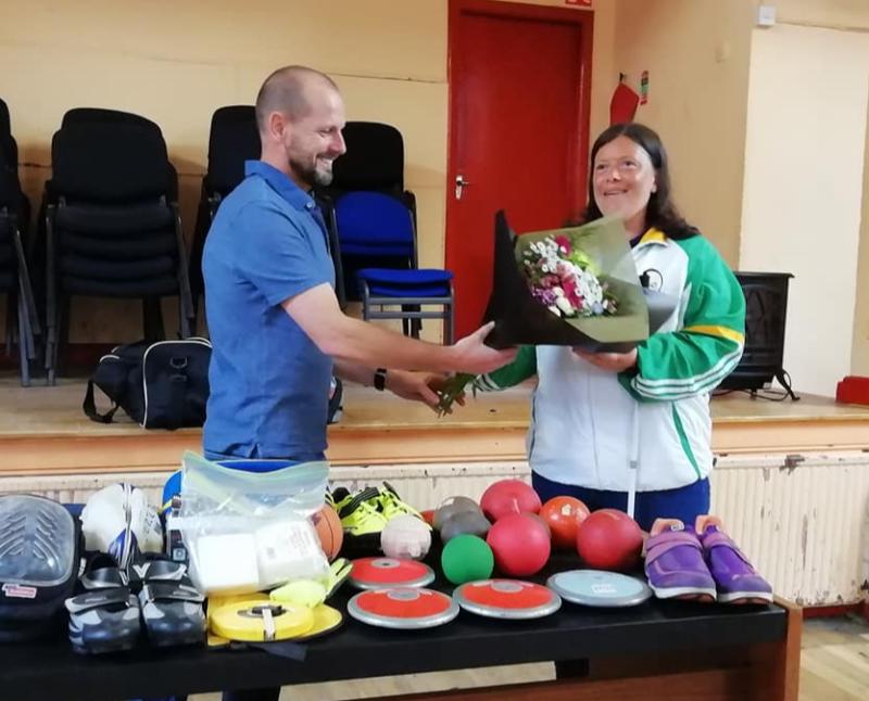 Laois Paralympian gives back to community