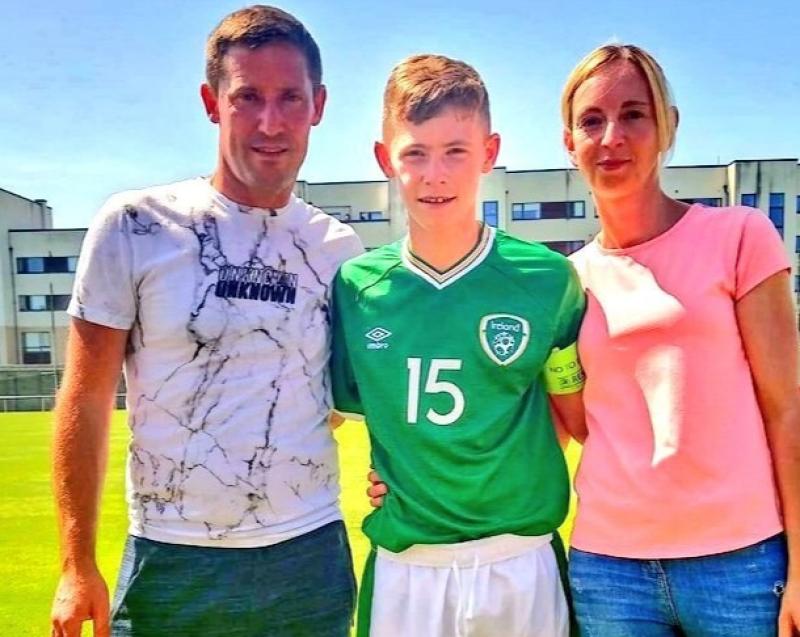 Laois student Captains Ireland under 15 soccer team
