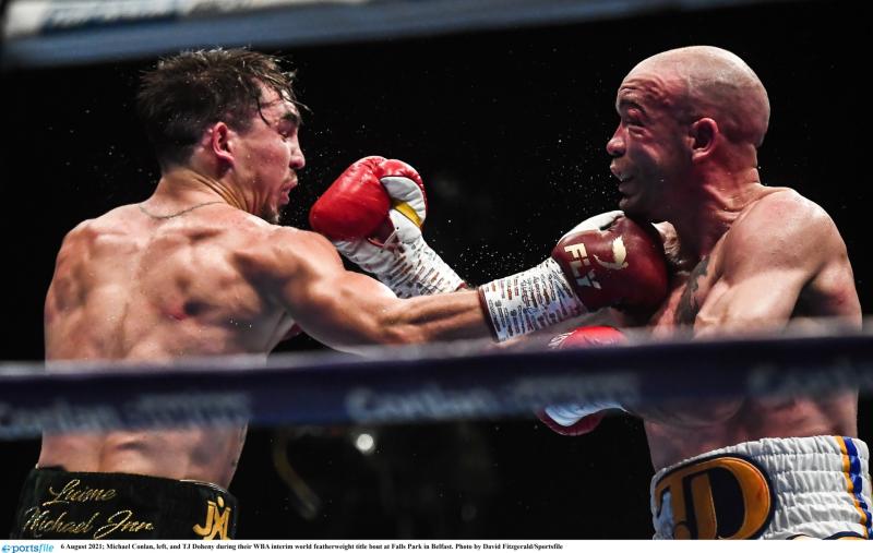 Doheny and Conlon go the distance but Portlaoise man comes up short