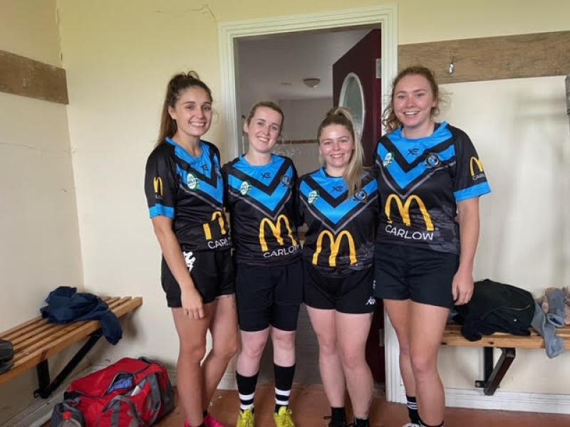 Portlaoise Rugby  players participate in first ever Women's Rugby league Championships