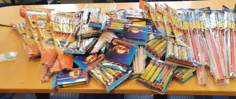 Weapons, drugs and fireworks seized during Offaly garda raids