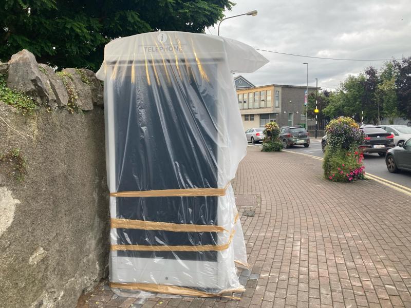 Portlaoise going retro with phone booths and public water pump