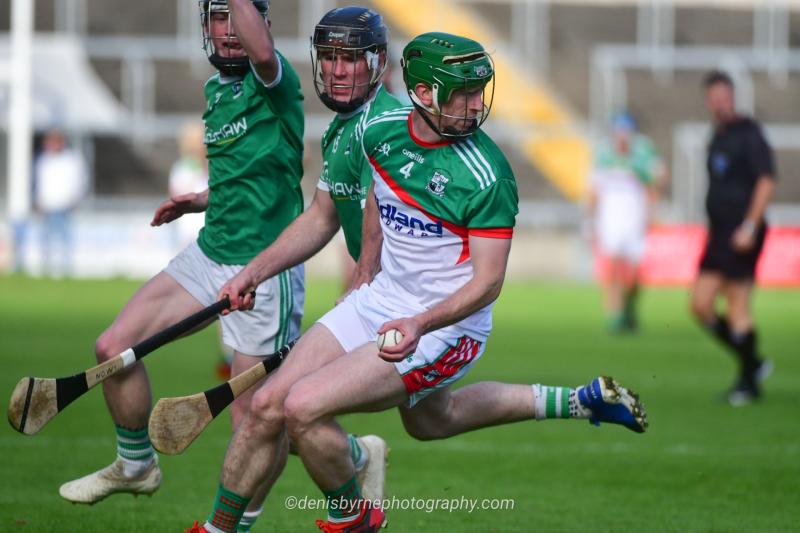 Rathdowney-Errill survive late Rosenallis surge to advance to senior hurling semi final