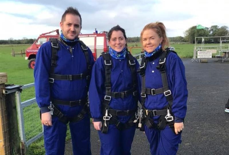 Hairdressers complete skydive challenge for Laois Offaly autism charity