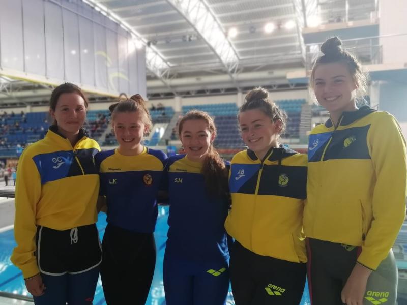 Laois Marlins enjoy great success as competitive swimming returns