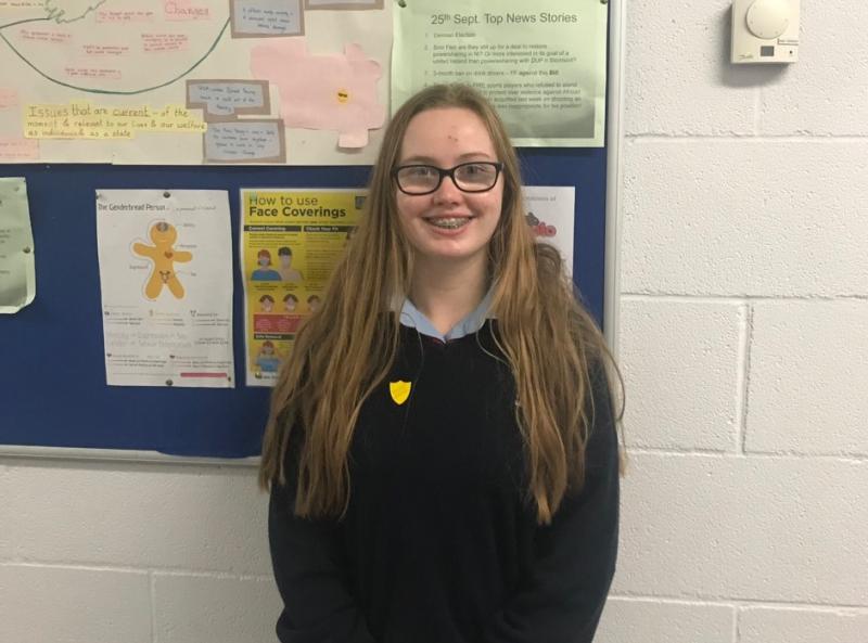 Mountrath student elected to represent the views of Laois Offaly teens