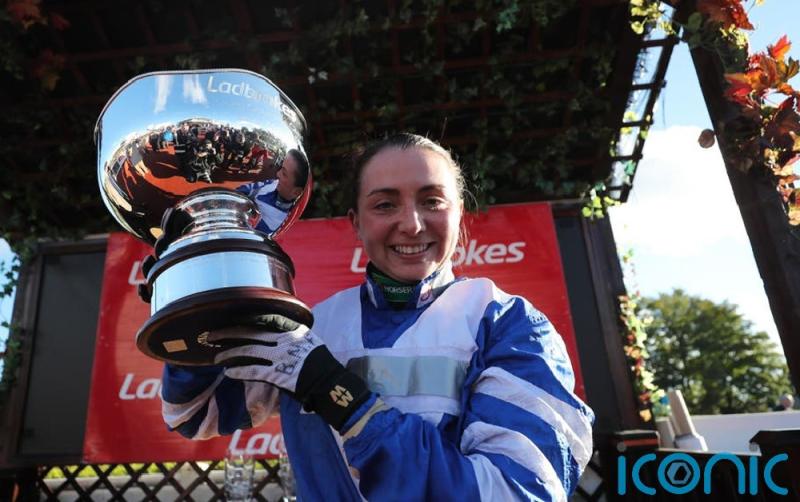 Bryony Frost on board for Franco De Port by Willie Mullins in John Durkan