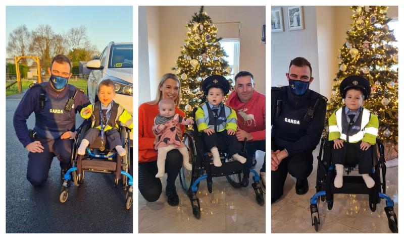 Laois Garda&iacute; recruit Dan Donoher into the Little Blue Heroes #doitfordan