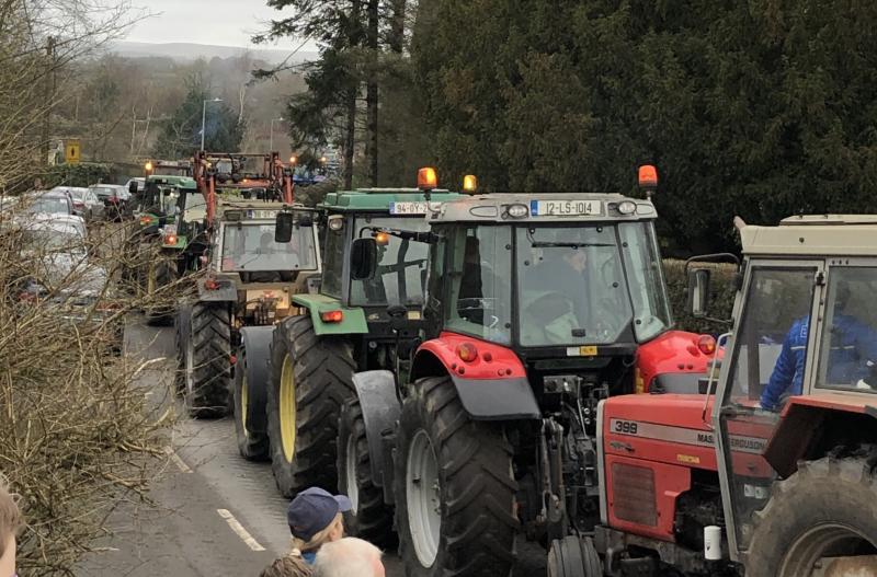 Christmas Tractor Run and walk for Slieve Bloom national school