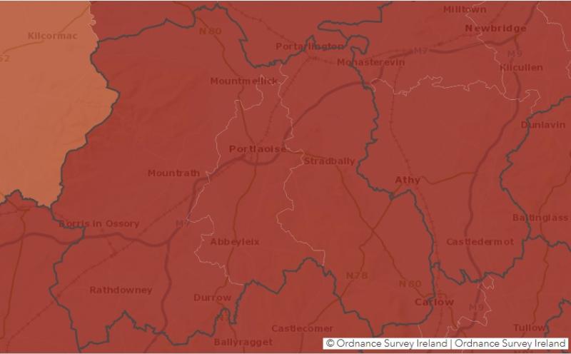 Portlaoise Covid-19 has second highest local incidence  of virus in Ireland