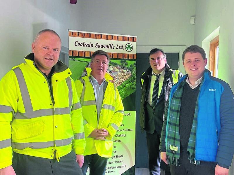 Role of forestry sector highlighted at Laois company CJ Sheeran 