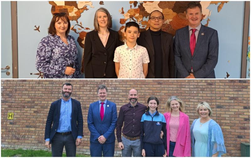 Joy for new student scholarship winners at Portlaoise College