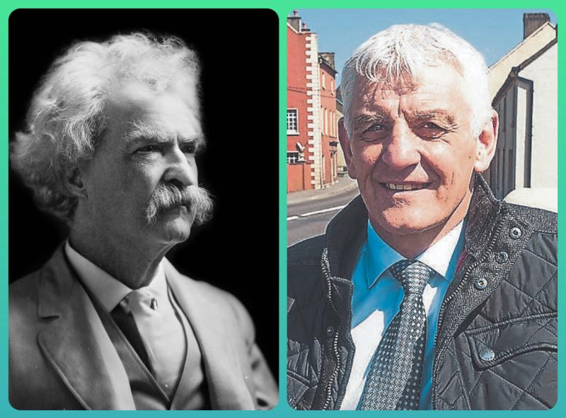 Mark Twain quoted at the blue and green parties in Laois