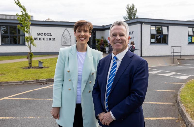 Education Minister's Laois school tour welcomed by Minister Sean Fleming