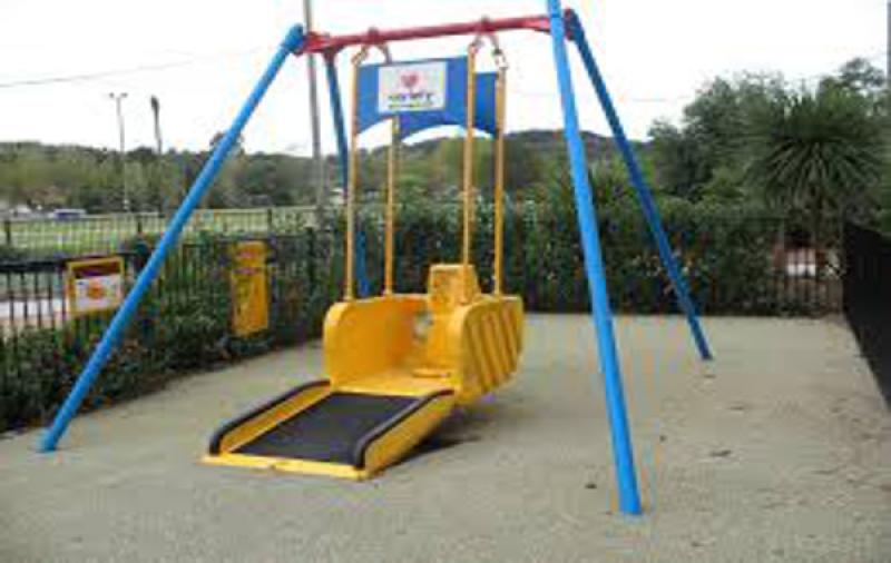 First wheelchair swing arriving to a Laois public playground