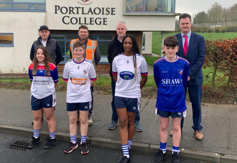 Four Laois businesses step up to sponsor Laois school sport teams