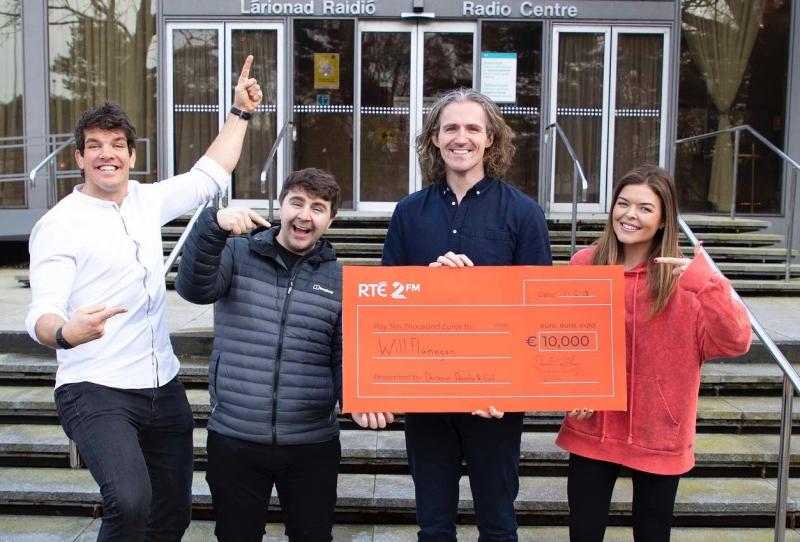 Laois man donates part of his €10,000 2FM win to hospice