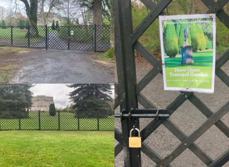 Emo Court fence labelled 'unbelievable bizarre horrible monstrosity'