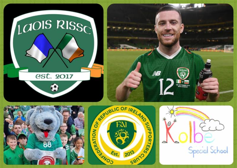 Laois hosts Irish soccer fans from around Ireland Portlaoise