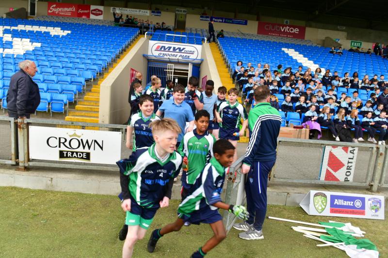 Portlaoise and Portarlington Laois County Final  rematch at Laois schools Gaelic Football fesitval