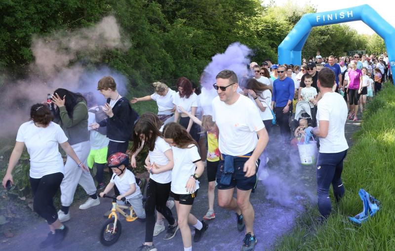 'Huge success' as 500 join Laois youth Colour Run 