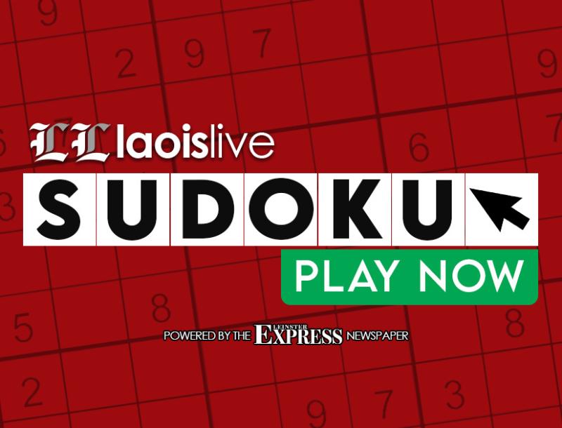 Laois Live Interactive Sudoku Puzzle