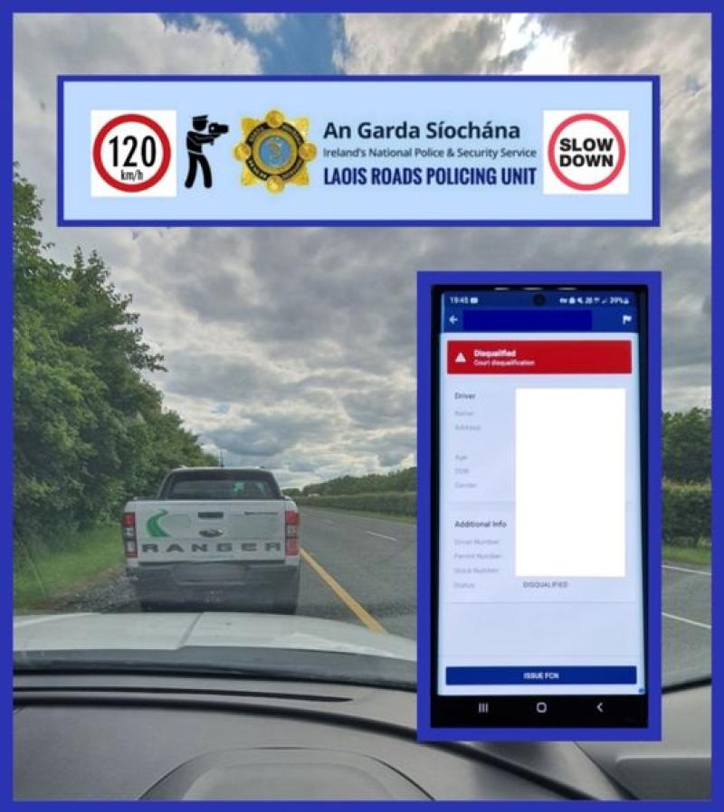 Driver found to be disqualified after being stopped for speeding at 150kph