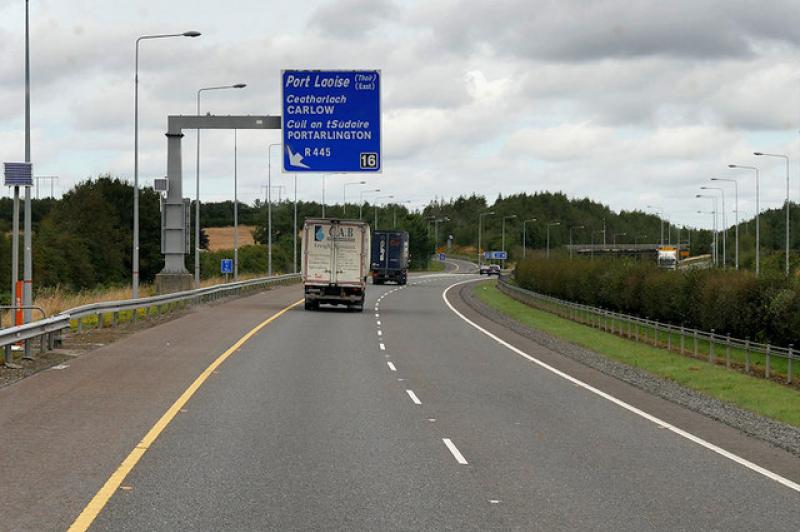 Local disruption near Portlaoise as busy Laois motorway bridge set for overhaul