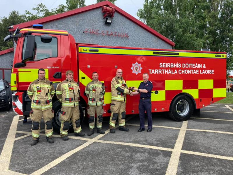 First Irish 4x4 water tanker to fight Laois bog and forest fires