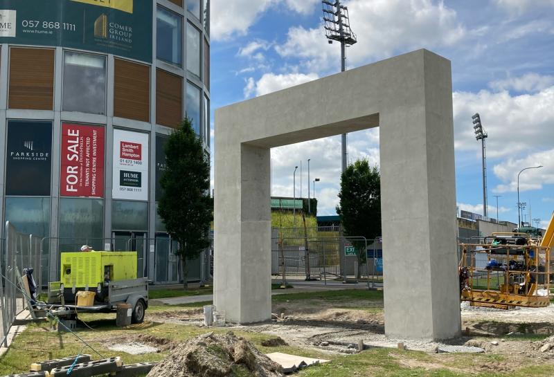 Mystery explained of concrete square at Portlaoise roundabout