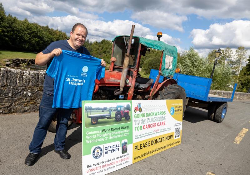 Laois man to attempt tractor driving Guinness world record at National Ploughing Championships