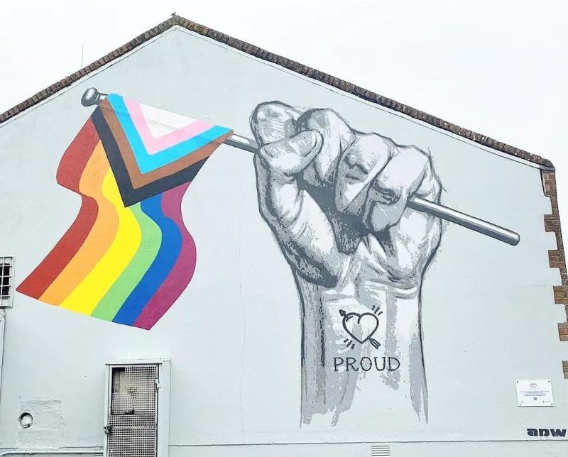 Laois Pride mural defaced with insult ahead of county's first Pride festival