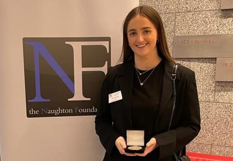 'It will drive me to perform at my best' - Laois Naughton Scholarship winner