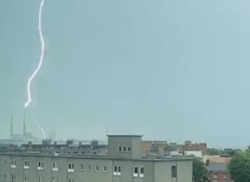 Met Eireann issues thunderstorm warning for parts of Ireland with intense downpours forecast