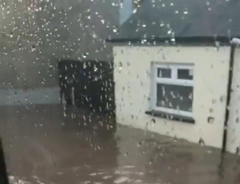 Watch: Flooding in Coolrain