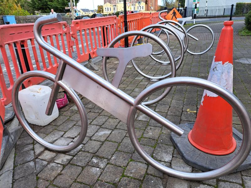 POLL: Do you think new scuplted Portlaoise bicycle racks will be used?