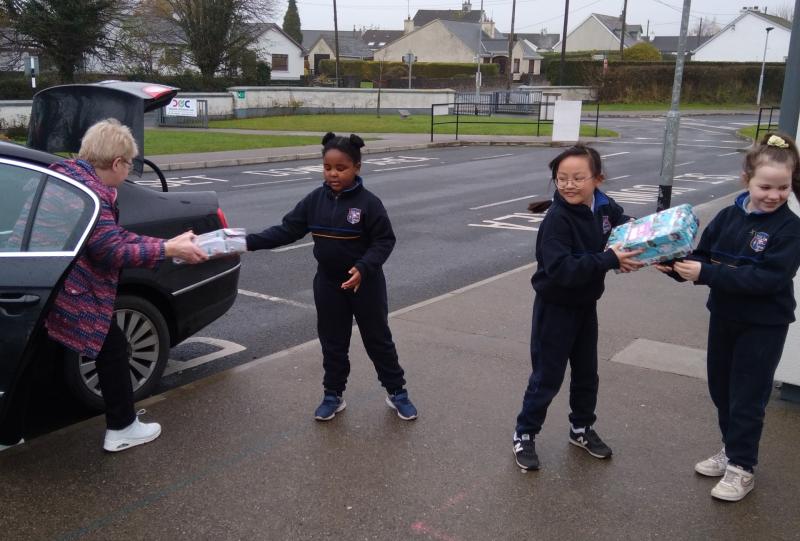 Laois schoolchildren send Christmas shoeboxes with love