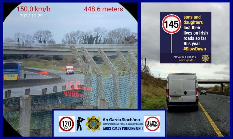 Laois Gardai seize van and arrest driver 