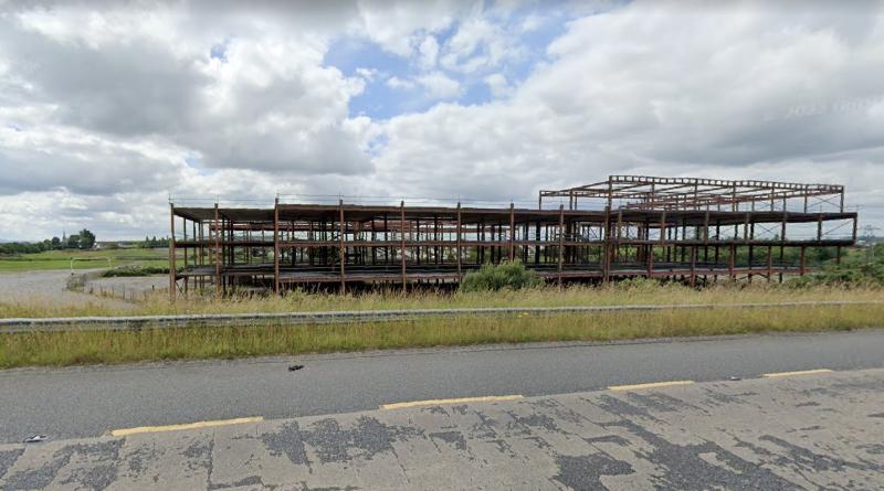 An image of how the new hospital will look when complete