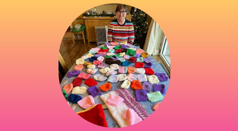 Hats off to Portarlington knitter for Laois babies
