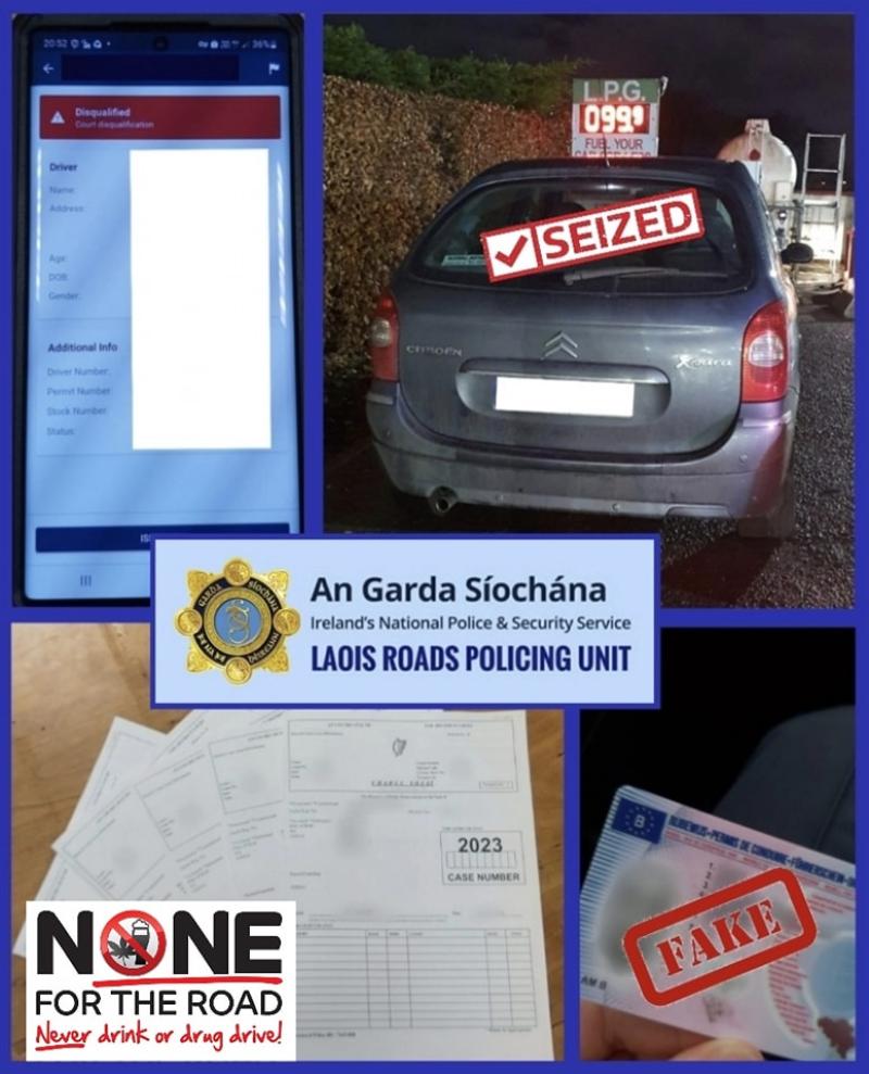 Two motorists arrested overnight in Laois