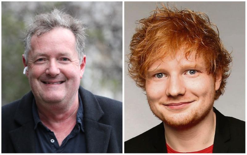 Piers Morgan apologises to Ed Sheeran following 'abusive nonsense'